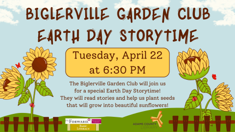 Biglerville Garden Club Earth Day Storytime