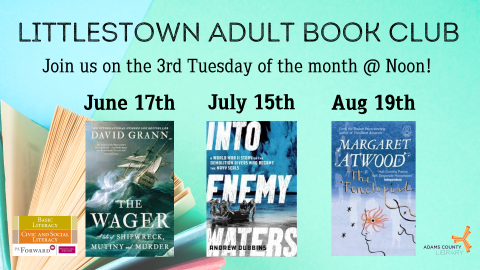 2025 Summer Adult Book Club