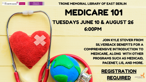 Flier with info for Medicare 101.