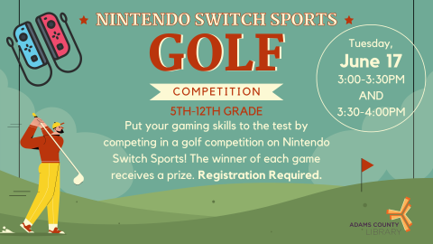 Nintendo Switch Sports Golf Competition Game #1