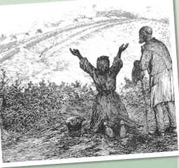 Underground railroad drawing