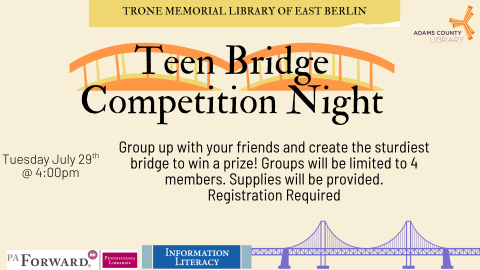 images of bridges accompanying text about event