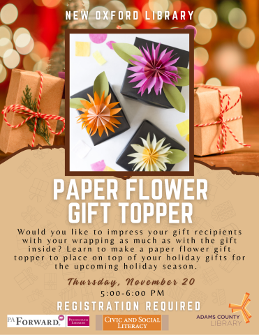 pretty packages with paper toppers