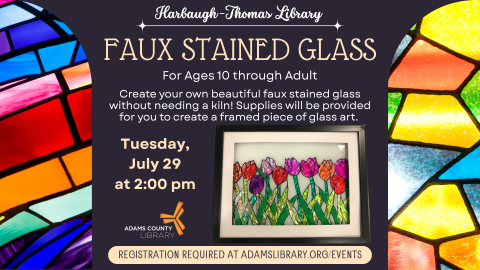 Faux Stained Glass