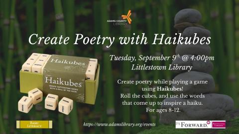 Create Poetry with Haikubes