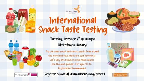 International Snacks Taste Testing