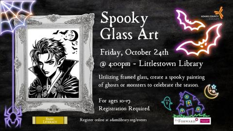 Spooky Glass Art