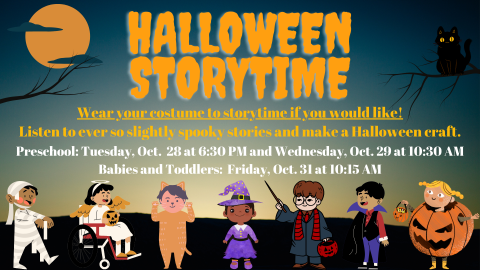 Baby and Toddler Halloween Storytime