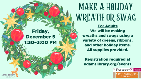 Make a Holiday Wreath or Swag