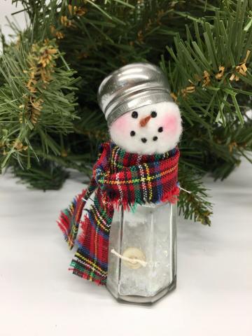 Salt Shaker Snowman