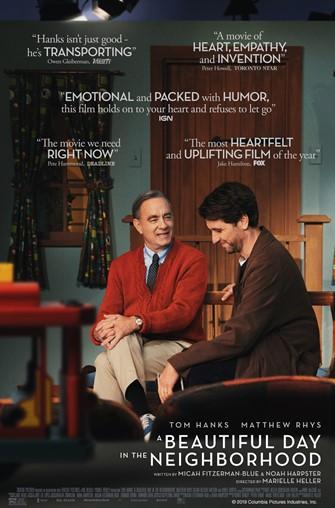 Movie poster of A Beautiful Day in the Neighborhood. 