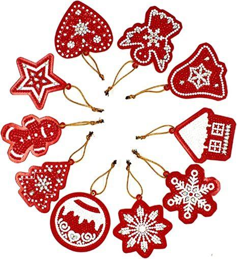 diamond painting Christmas ornaments