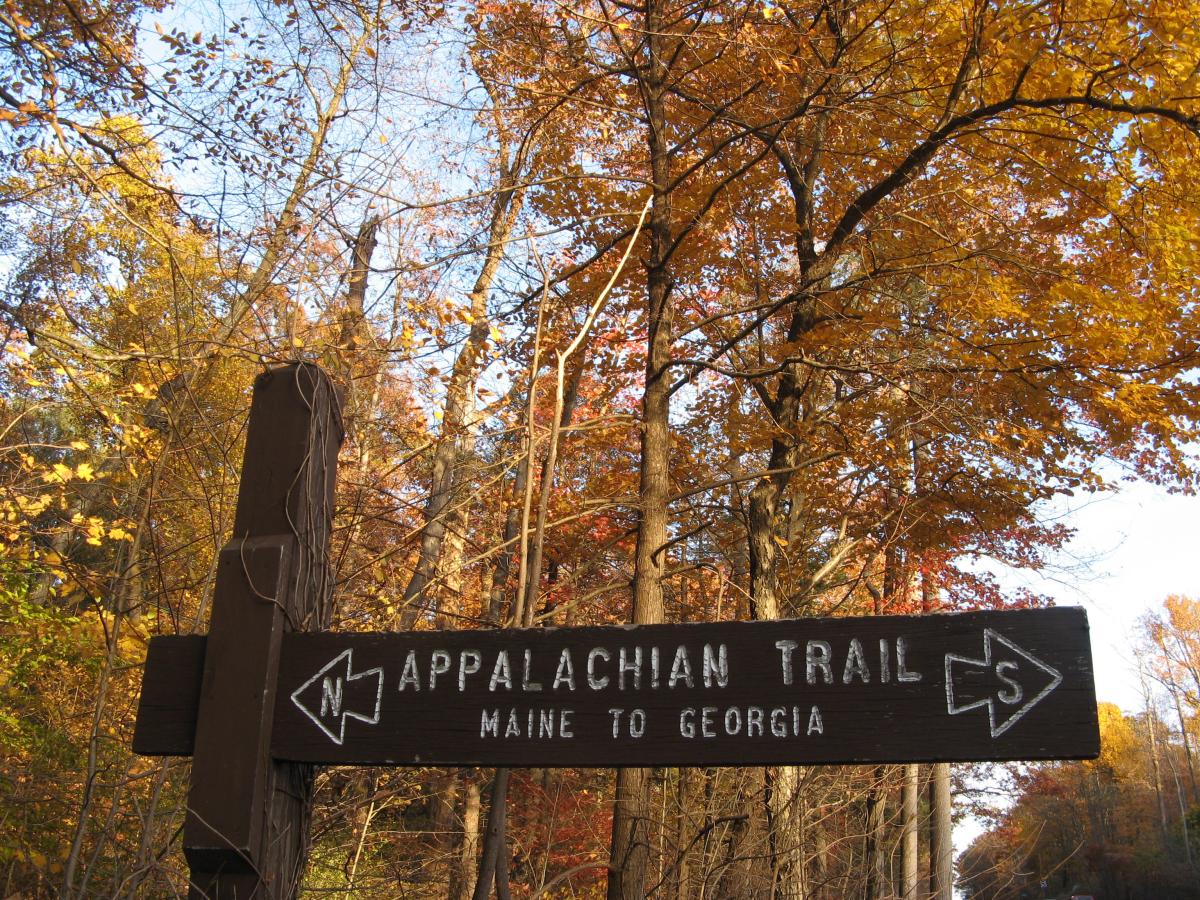 Appalachian Trail sign