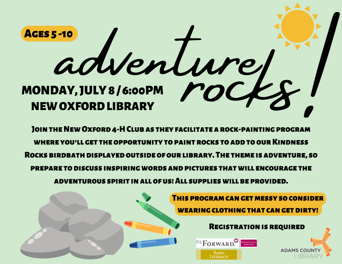 rocks and art supplies