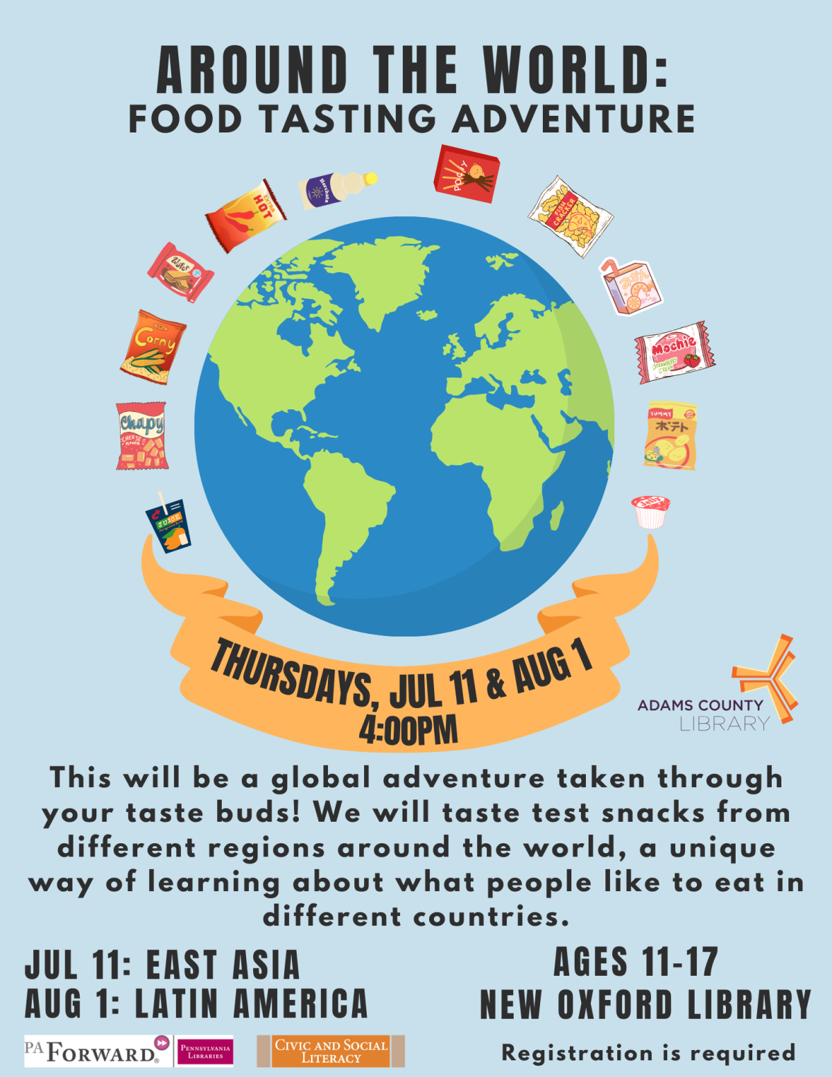 snack foods around the globe