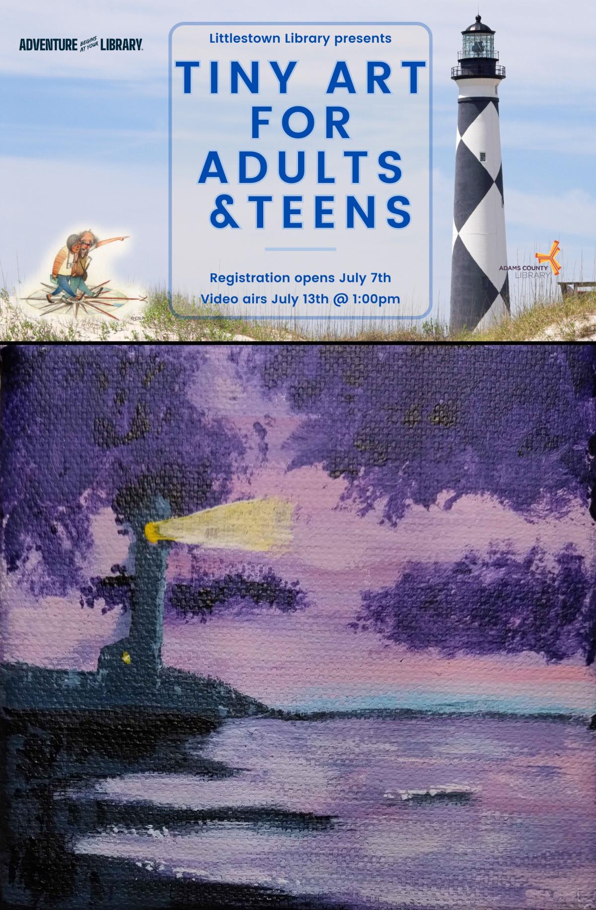 Tiny Art for Adults and Teens - Light the Way