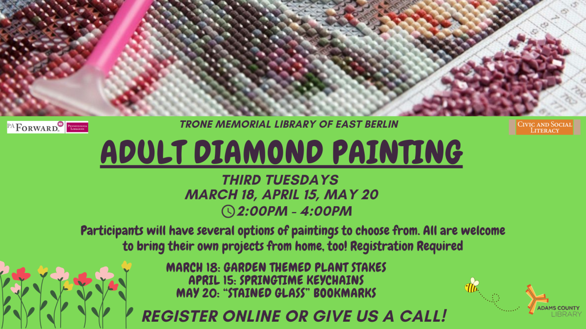 Flyer for Spring Diamond Painting