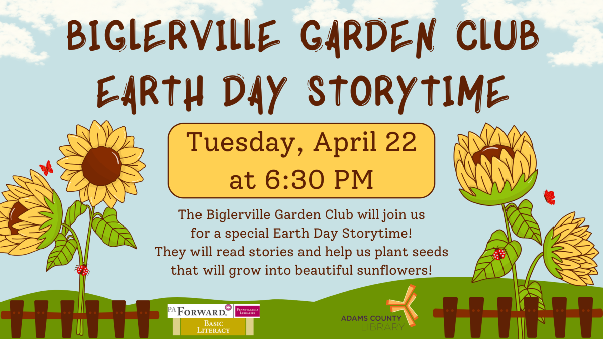 Biglerville Garden Club Earth Day Storytime
