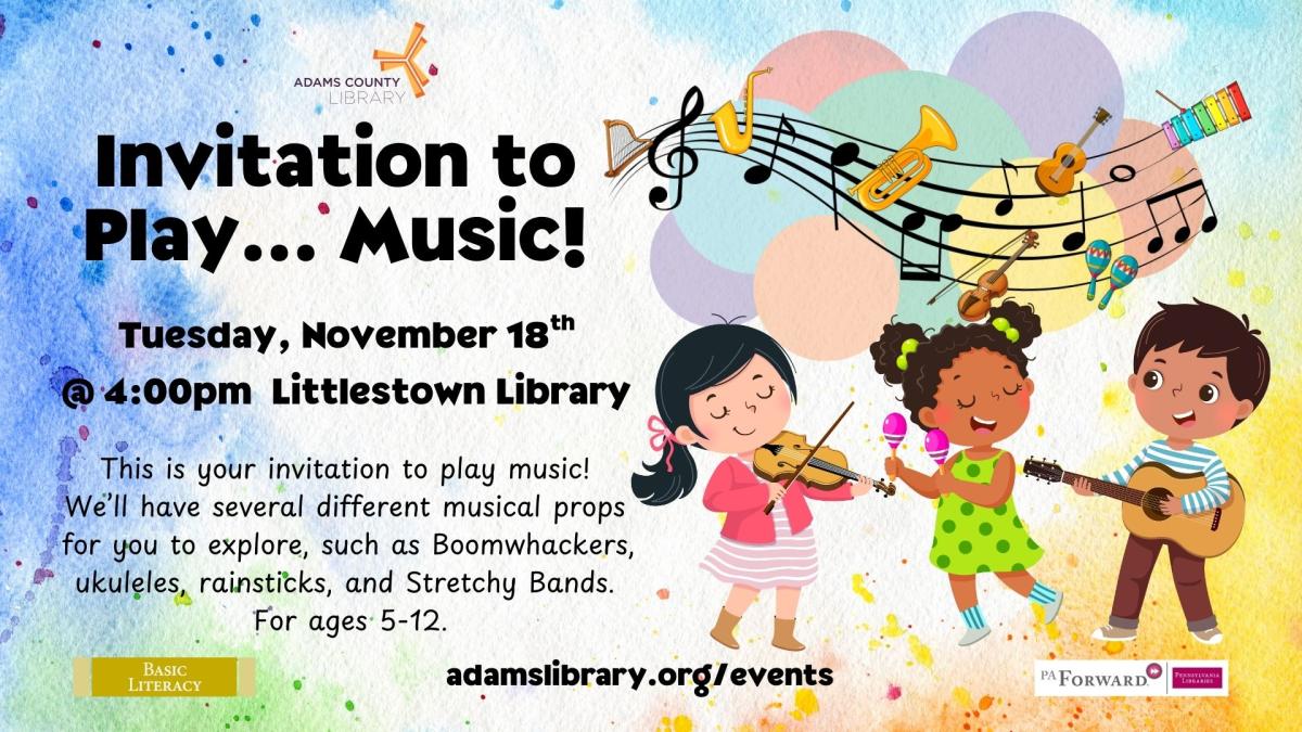 Invitation to play...music.