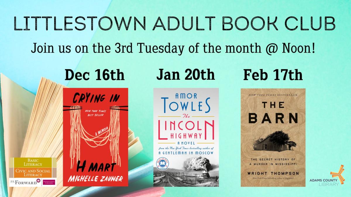 2025-2026 Winter LTN Book Club