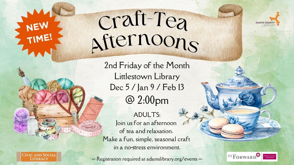 2025-2026 Winter Craft-Tea Afternoon