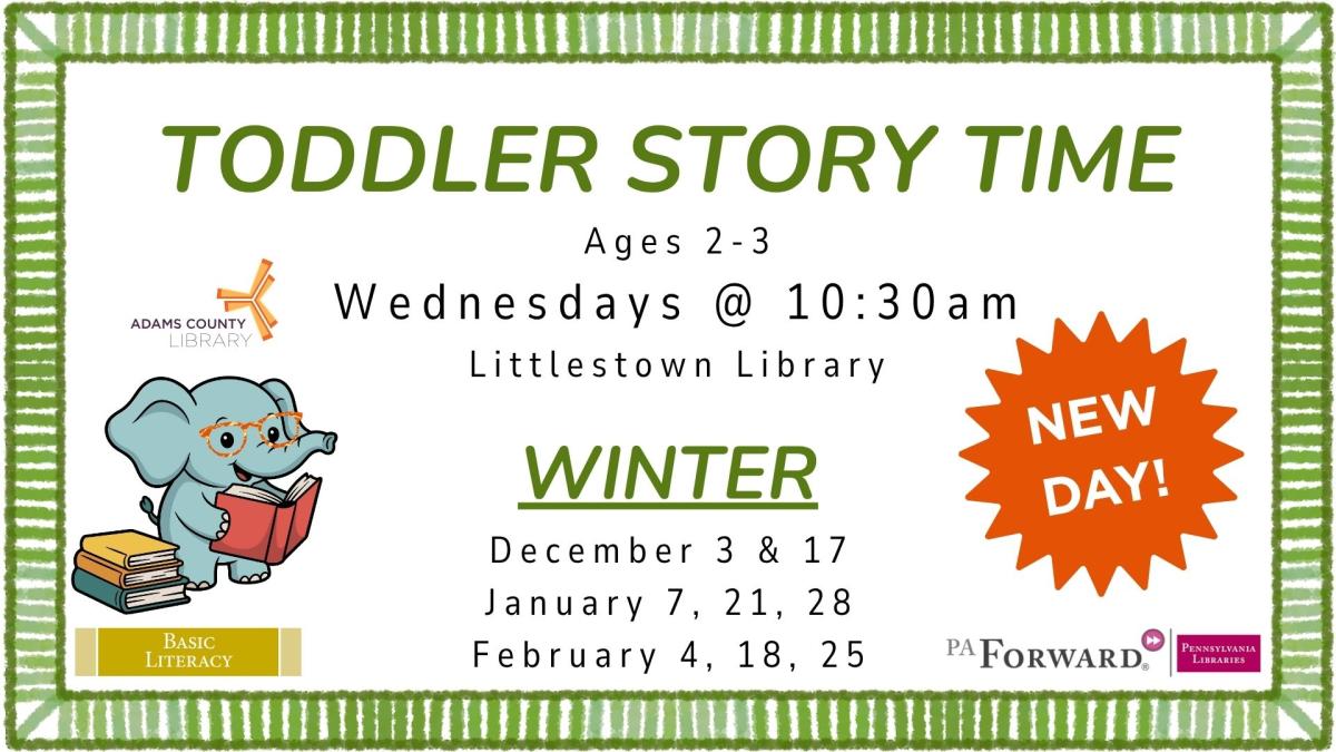 2025-2026 Winter LTN Toddler Story Time
