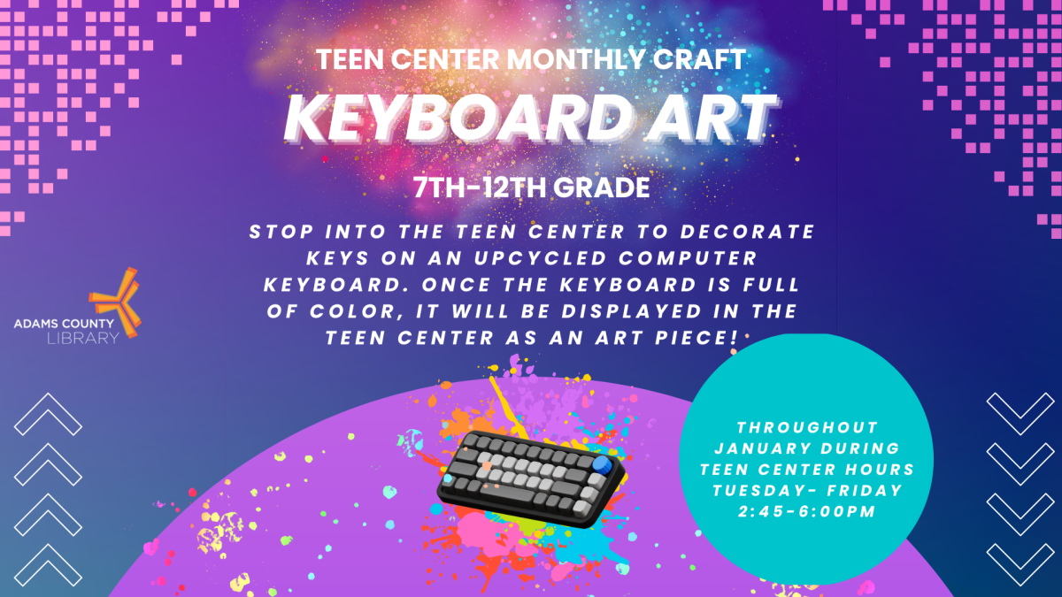 Teen Monthly Craft: Keyboard Art